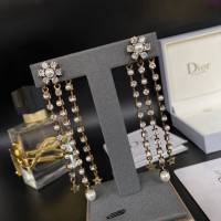 Dior飾品 迪奧經典熱銷專櫃款流蘇耳釘耳環  zgd1339