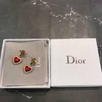 Dior飾品 迪奧經典熱銷款愛心蜜蜂個性耳釘耳環  zgd1373