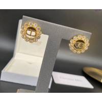 Dior飾品 迪奧經典熱銷款字母cd簡約耳釘 耳環  zgd1381