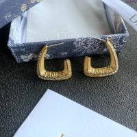 Dior飾品 迪奧經典熱銷款925銀針jadior字母復古金色耳釘耳環  zgd1462