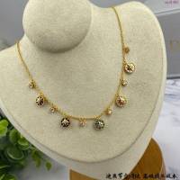 Dior飾品 迪奧經典熱銷款925雜色羅盤項鏈 雙面迪奧Dior八芒星項鏈  zgd1485