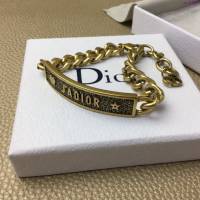Dior飾品 迪奧經典熱銷款jadior字母復古銅色手鏈手環  zgd1490
