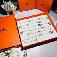 Hermes首飾品 愛馬仕s925純銀 Hermes秋冬毛衣鏈  zgh1502