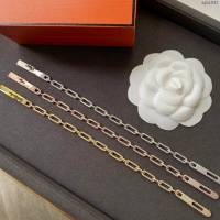 Hermes首飾品 愛馬仕滿鑽Kelly手鏈 Hermes高端定制頂級Ag925純銀手鏈  zgh1543