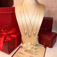 Cartier飾品 最新火爆款 卡地亞豹子 祖母綠寶石項鏈  zgk1224