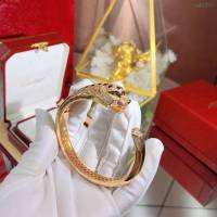 Cartier飾品 卡地亞範冰冰同款爆款手鐲 Cartier豹子手鐲  zgk1233