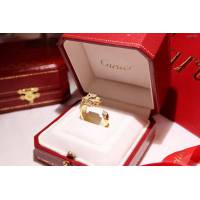 Cartier飾品 卡地亞豹子戒指 Cartier爆款豹頭戒指  zgk1292