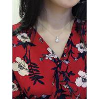 Cartier首飾 10965 卡地亞牛角項鏈 CartierS925純銀女項鏈  zgk1427