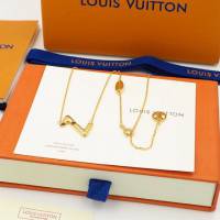 Louis Vuitton新款飾品 路易威登Volt項鏈 LV金色可調節項鏈  zglv1854