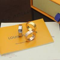 Louis Vuitton新款飾品 路易威登老花戒指 LV玫瑰金銀色金色女戒指指環  zglv1970