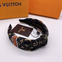 Louis Vuitton新款飾品 路易威登經典老花發箍 LV女士老花發網發箍  zglv2106