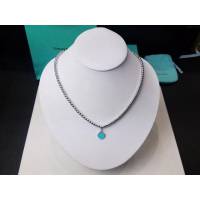 Tiffany飾品 蒂芙尼女士專櫃爆款愛心三色琺瑯珠式項鏈 Tiffany純銀鎖骨鏈  zgt1710