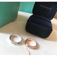 Tiffany純銀飾品 蒂芙尼女士專櫃爆款Modern Keys戒指 Tiffany單T光面不對稱開口戒指  zgt1747