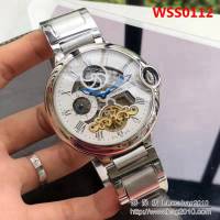 CARTIER卡地亞 最新鏤空 精品男士腕表 WSS0112
