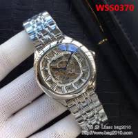 CARTIER卡地亞 精緻鏤空 全自動機械男士腕表 WSS0370