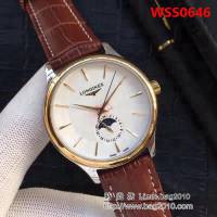 LONGINES浪琴 商務百搭 全自動機械男士腕表 WSS0646