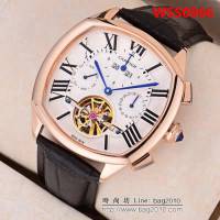 CARTIER卡地亞 新品上市 多功能 精品男士腕表 WSS0966
