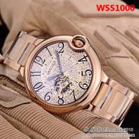CARTIER卡地亞 藍氣球系列 八字位鏤空 精品男士腕表 WSS1000