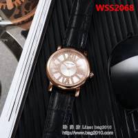 CARTIER卡地亞 高級藍寶玻璃 石英機芯女士腕表  WSS2068
