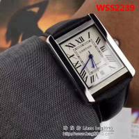 CARTIER卡地亞 坦克 經典機械情侶腕表 WSS2239