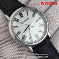 CARTIER卡地亞 全自動機械 時尚男士腕表  WSS2565