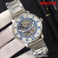 CARTIER卡地亞 精緻鏤空 全自動機械 男士腕表  WSS2718