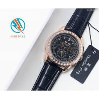 百達翡麗PATEK PHILPPE LS精品 超級複雜功能計時系列 機芯29-535升級版 全鋼鍍納米鉑金表殼 小牛皮帶 高檔男士腕表  wssb4227