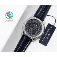百達翡麗PATEK PHILPPE LS精品 超級複雜功能計時系列 機芯29-535升級版 全鋼鍍納米鉑金表殼 小牛皮帶 高檔男士腕表  wssb4229
