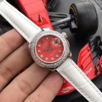 ROLEX勞力士 最新上市 Rolex淑女系列 珍珠貝母錶盤 環繞璀璨鑽石 進口6t51機芯 深度防水 女士腕表  wssb4502