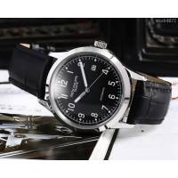 百達翡麗PATEK PHILPPE 高級定制 全自動機械機芯 316精鋼表殼 小牛皮錶帶 男士腕表  wssb4672