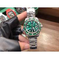 ROLEX勞力士 水鬼系列 全自動機械機芯 鍍膜玻璃 三珠鋼帶保險扣 男士腕表  wssb4691