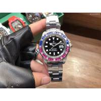 ROLEX勞力士 水鬼系列 全自動機械機芯 鍍膜玻璃 三珠鋼帶保險扣 男士腕表  wssb4692