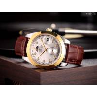 ROLEX勞力士 男士腕表 經典熱賣 高雅品位 全自動機械機芯 真皮錶帶 百搭款手錶  wssb4751