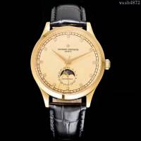 江詩丹頓 Vacheron Constantin 火爆上市 新款 六字位日月星晨功能 超級防水機芯 高檔男士腕表  wssb4872