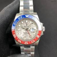 勞力士複刻手錶 Rolex格林尼治ll男士腕表 隕石面真 陶瓷表圈  gjs1710