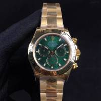 勞力士複刻手錶 灰白金迪 玫瑰金迪 黃金迪 熊貓迪 綠金迪 Rolex迪通拿新品男士腕表  gjs1723