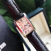 浪琴手錶 LONGINES浪琴表黛綽維納鱷魚皮系列石英女士腕表  gjs1819