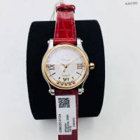 肖邦專櫃複刻女表 HappySport頂級鱷魚皮錶帶女士腕表  gjs1903