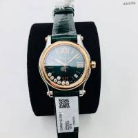 肖邦專櫃複刻女表 HappySport頂級鱷魚皮錶帶女士腕表  gjs1906