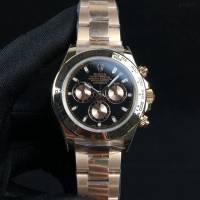 勞力士複刻手錶 Rolex超薄迪通拿新品 灰白金迪 玫瑰金迪 黃金迪 熊貓迪經典男士腕表  gjs2015