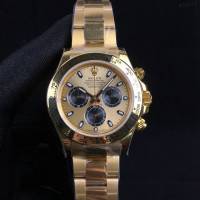 勞力士複刻手錶 Rolex超薄迪通拿新品 灰白金迪 玫瑰金迪 黃金迪 熊貓迪經典男士腕表  gjs2017