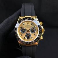 勞力士複刻手錶 Rolex超薄迪通拿新品 灰白金迪 玫瑰金迪 黃金迪 熊貓迪經典男士腕表  gjs2028