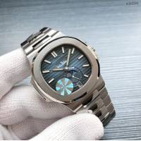 百達翡麗高端男士手錶 PATEK PHILPPE運動優雅5726/1A-010 R40鸚鵡螺年曆月相腕表  gjs2268