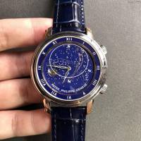 PATEK PHILIPPE手錶 星空5102天月款日內瓦蒼穹系列 百達翡麗機械表 百達翡麗高端男表  hds1099