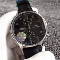 IWC手錶 V4版 IWC萬國葡萄牙系列 自動機械計時跑秒腕表3714 IW371445 萬國男表 萬國高端機械男士腕表  hds1157
