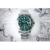勞力士手錶 Rolex潛艇潛航者系列116610 綠水鬼綠鬼v8版 Rolex自動機械男表 冰藍色超亮夜光 超強防水  hds1381