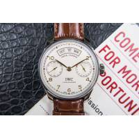 IWC手錶 V2升級版 萬國lW52850 葡萄牙萬年曆腕表系列 萬國表高端機械男表  hds1432