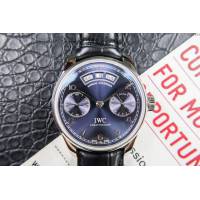 IWC手錶 V2升級版 萬國lW52850 葡萄牙萬年曆腕表系列 萬國表高端機械男表  hds1434