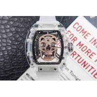 Richard Mille e理查徳米勒 RM052系列 最新鬼頭升級版 顱骨系列 原裝透明殼 理查徳米勒高端男士全自動機械腕表  hds1444