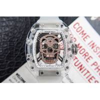 Richard Mille e理查徳米勒 RM052系列 最新鬼頭升級版 顱骨系列 原裝透明殼 理查徳米勒高端男士全自動機械腕表  hds1446